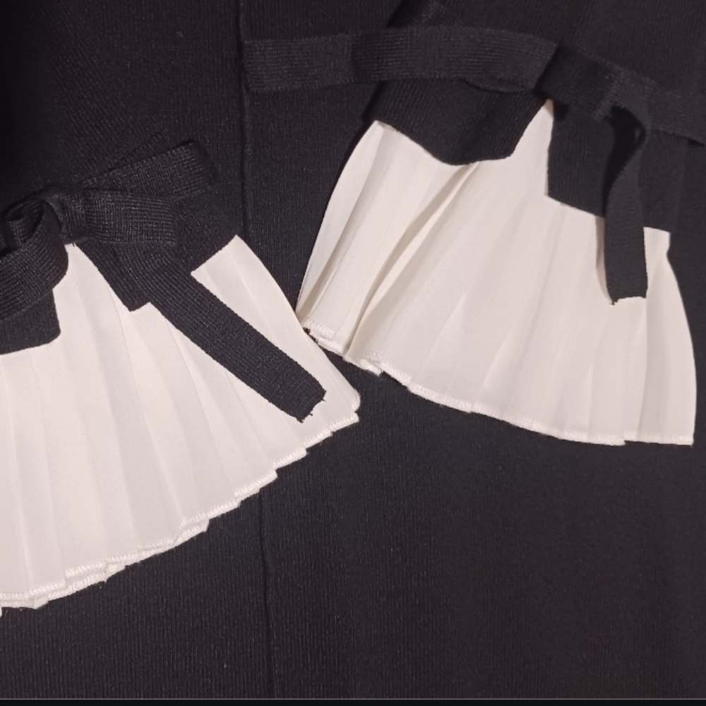 Love Token Pleat Cuff Sweater Shift Dress - Picture 7 of 13